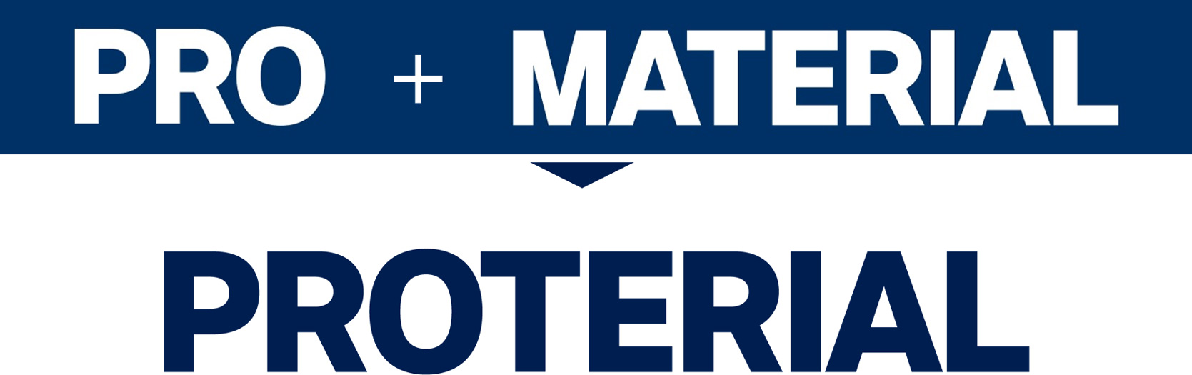PRO + MATEROAL = PROTERIAL